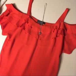 Gently Used- Open shoulder blouse